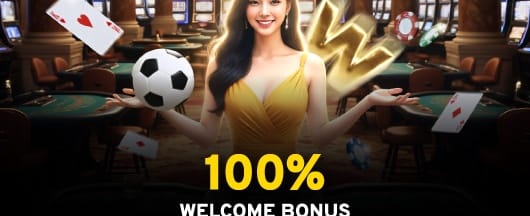Bonus Selamat Datang 100% Ahli Baru promotion banner